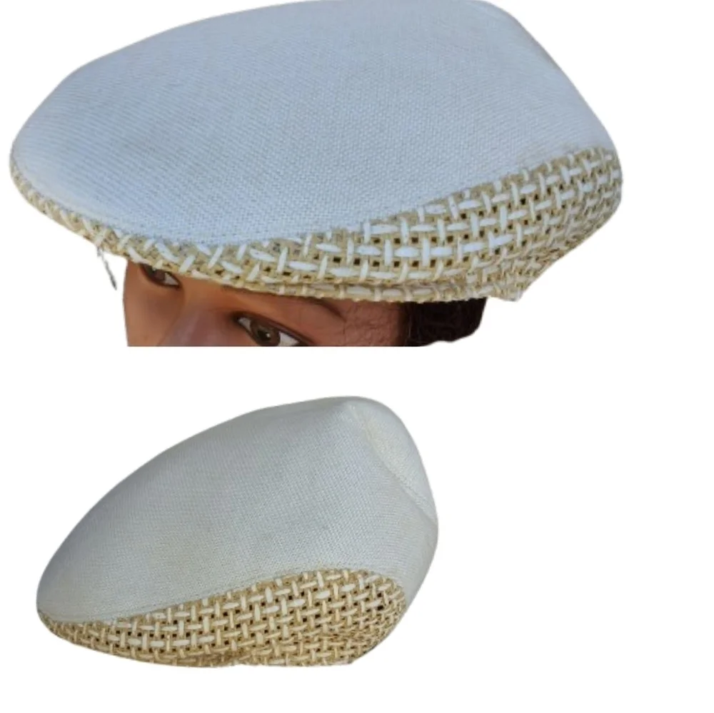 Henschel Unisex l vintage cvented straw cabbie hat L